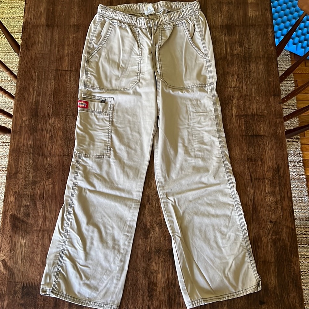 Dickies Khaki Scrub Pants